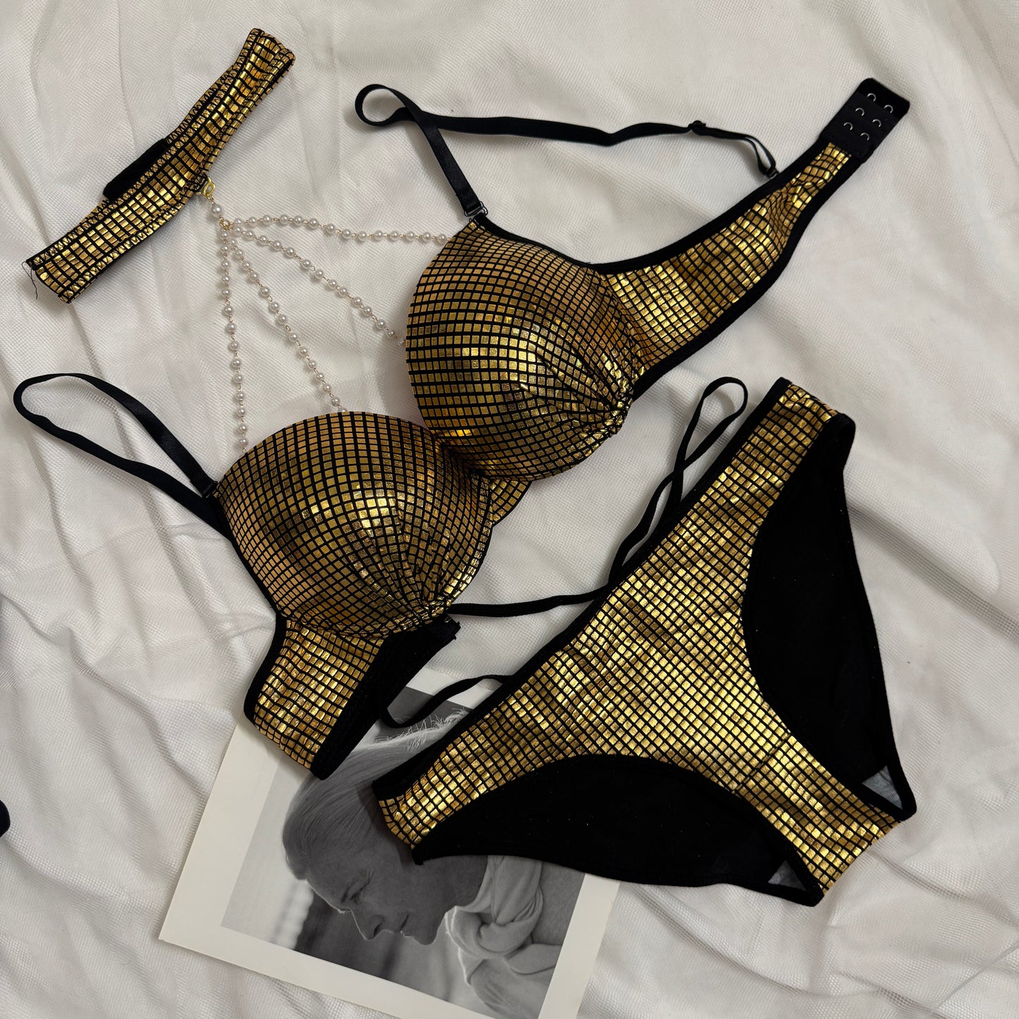 Disco Beads Bra Set 🪩