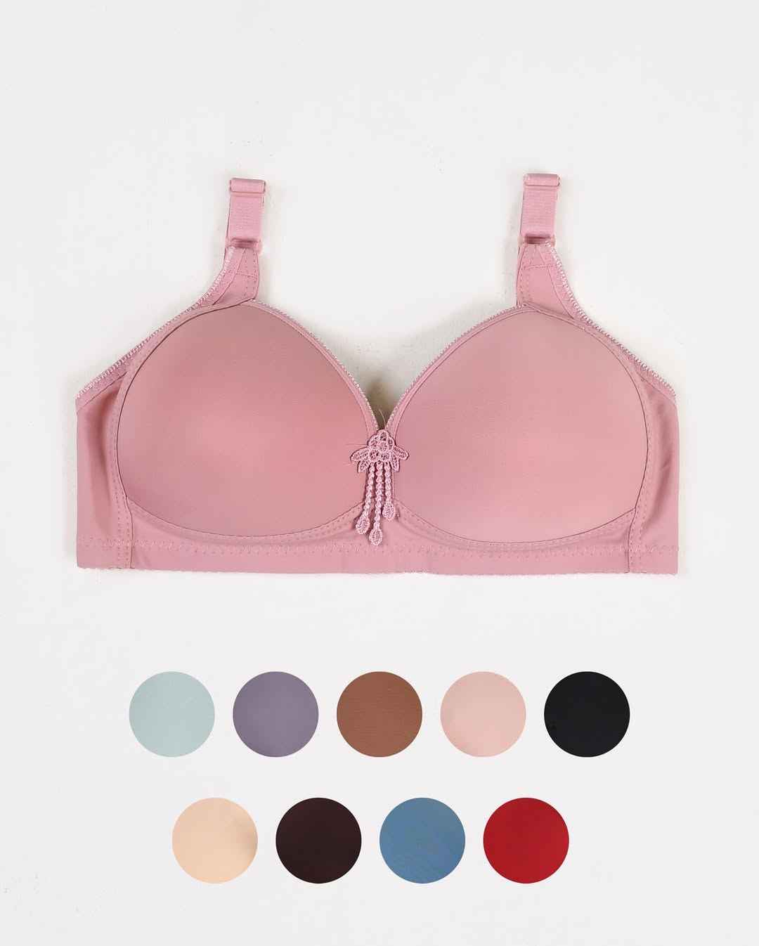 Daily Wear Thin Pad front Flower design Bra