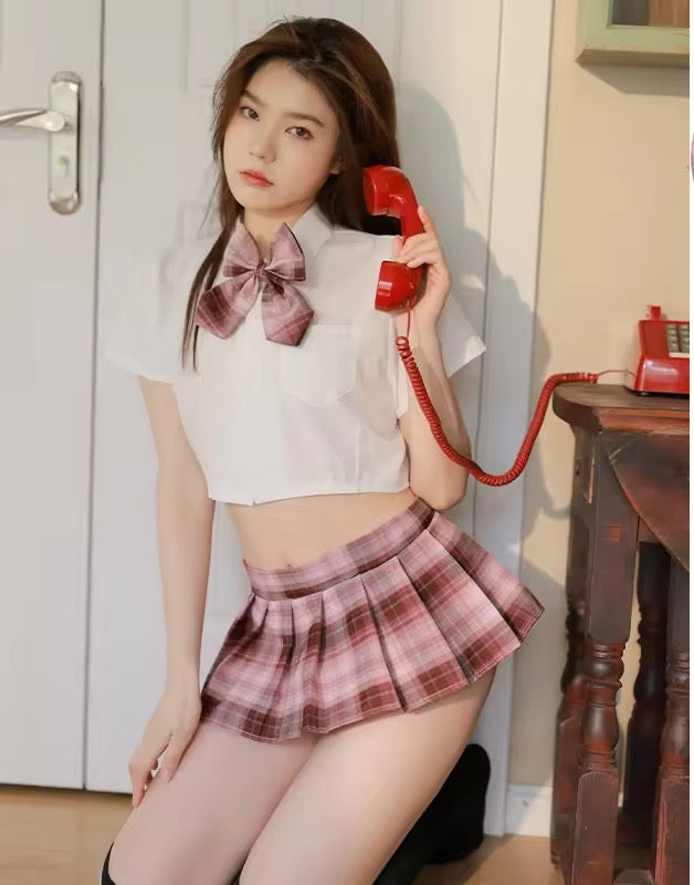 Half Dress Shirt and Skirt College Costume