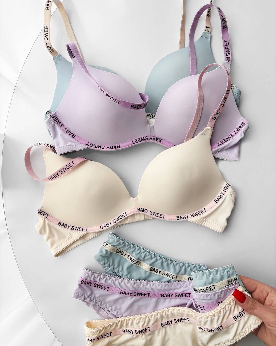 Seamless Baby Bra And Panty
