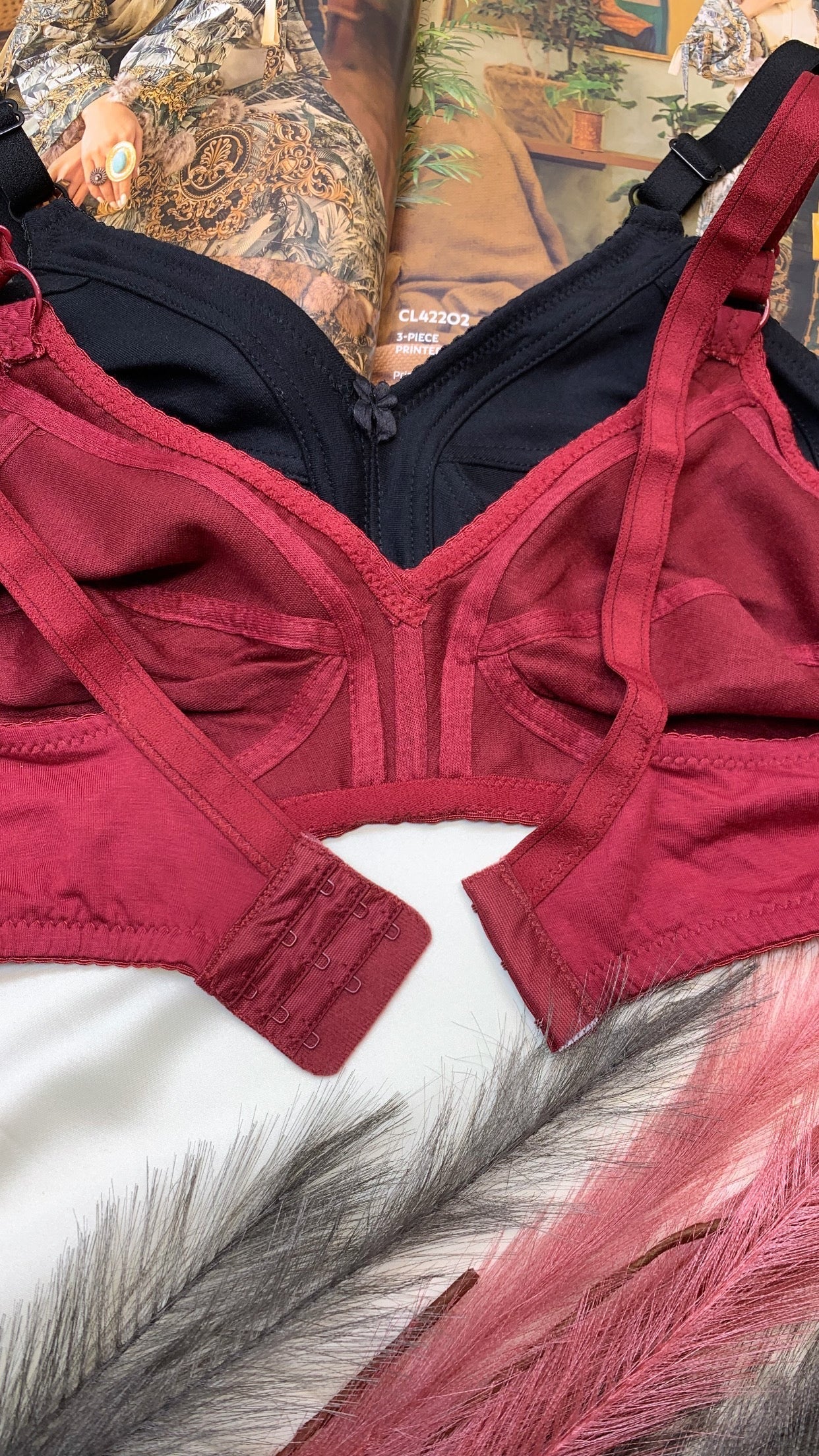 Soft Cotton Stuff Solid Colour Daily Wear Bra