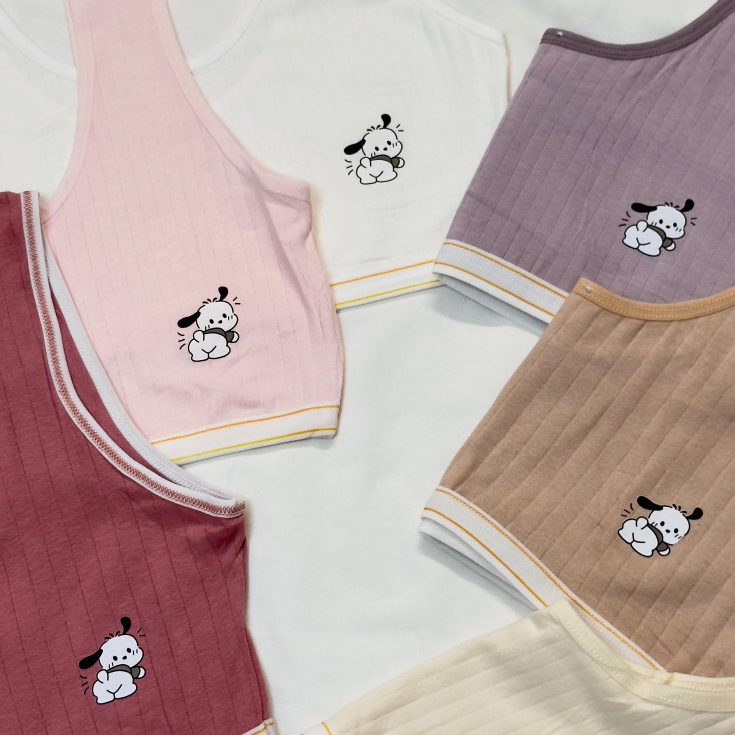 Teenage Cute Cartoon Logo Print Biddie