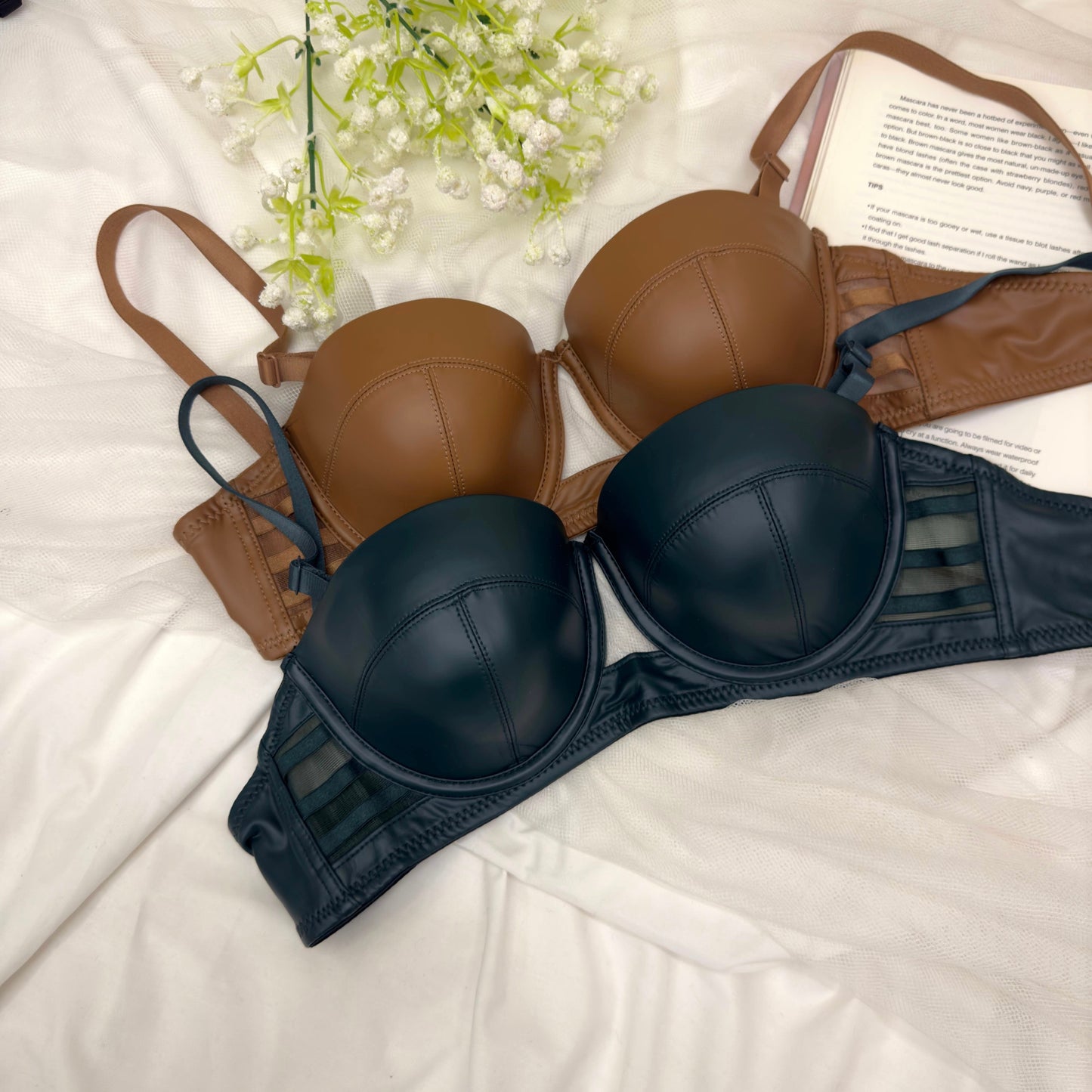 Leather Stylish Bra