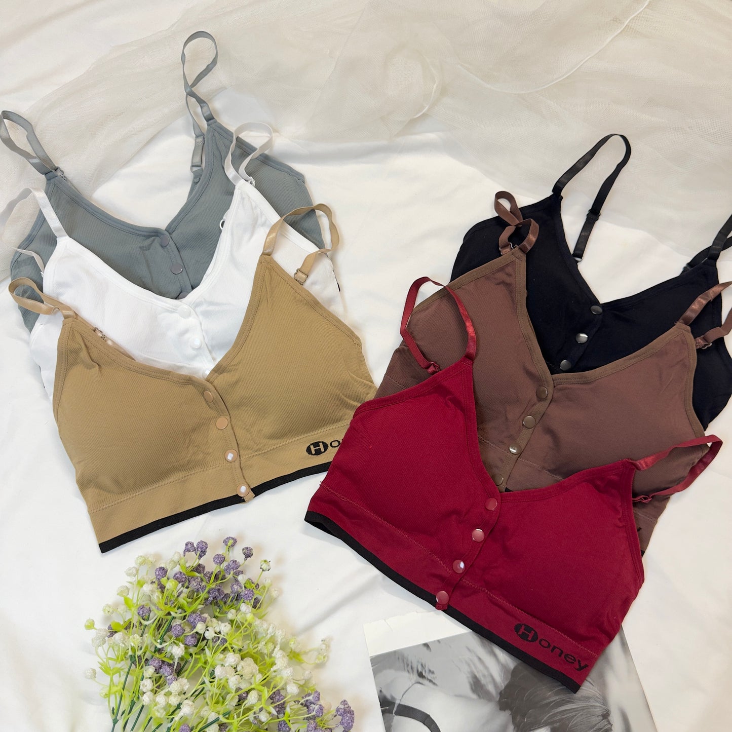 Front Open Sports Bra