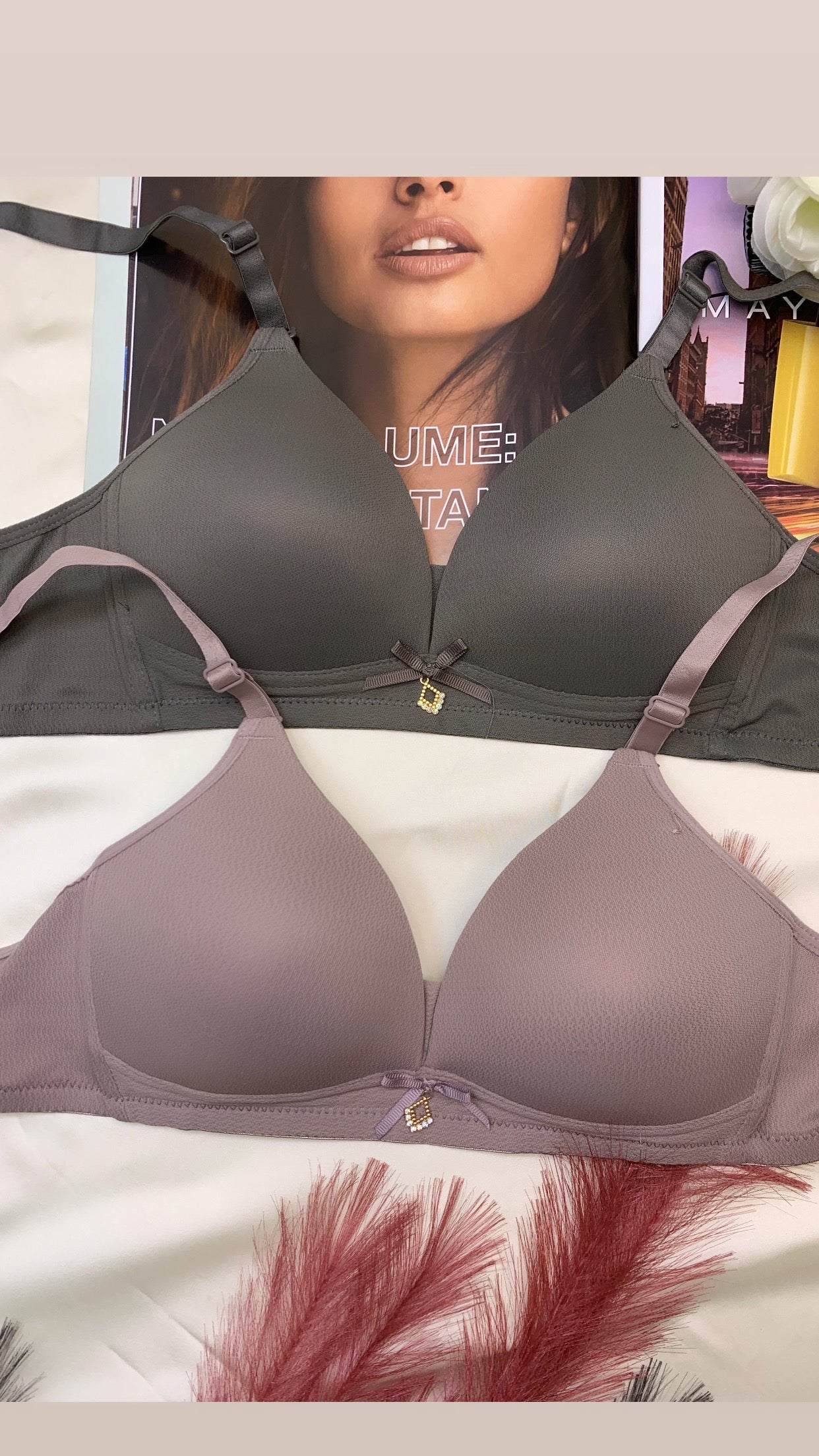 Daily Wear Thin Pad Seamless Non Wite Bra