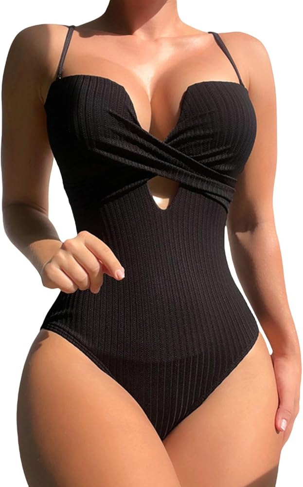 Black One Piece Swimwear(Bikini)