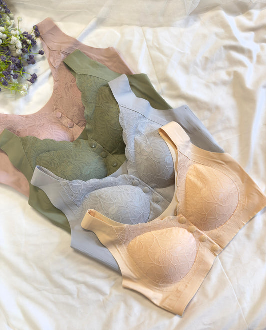 Seamless Anti Rash Front Open Posture Correction Bra