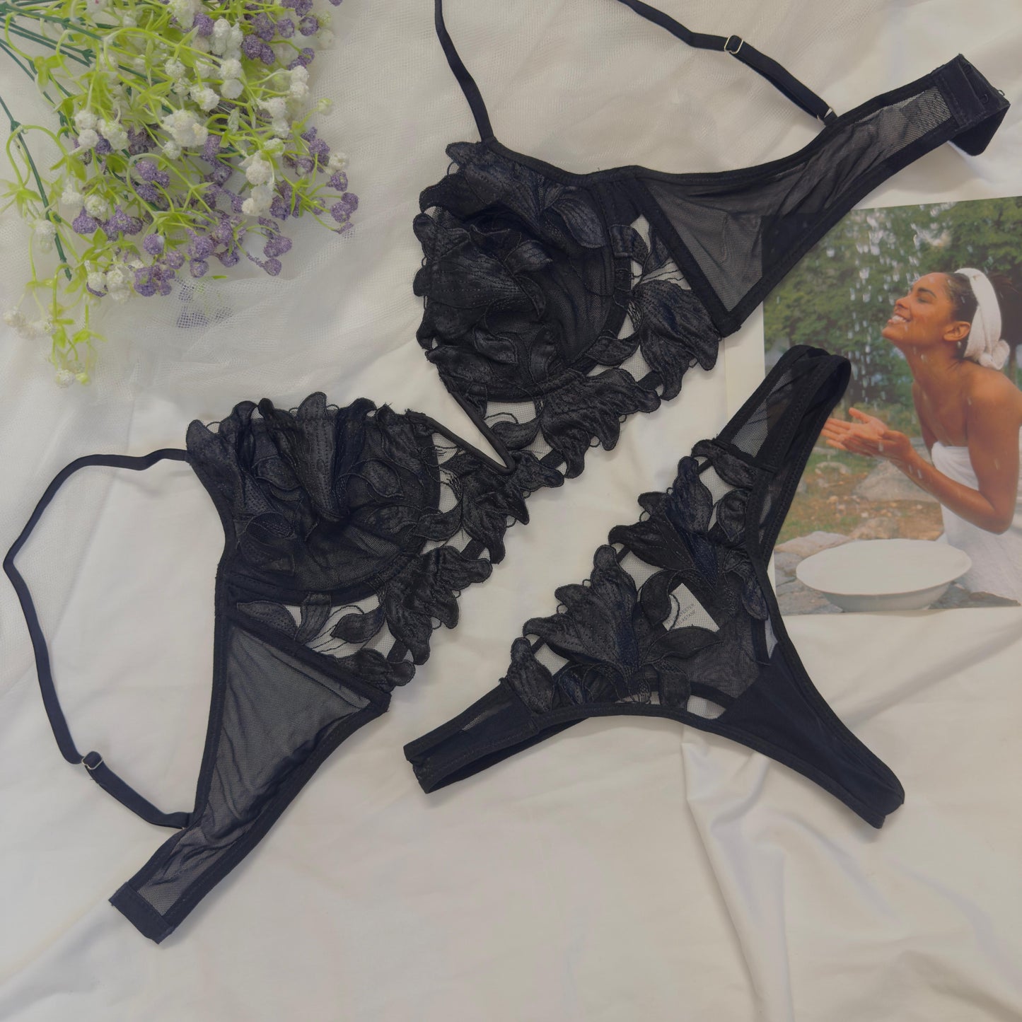 Floral Corset Set