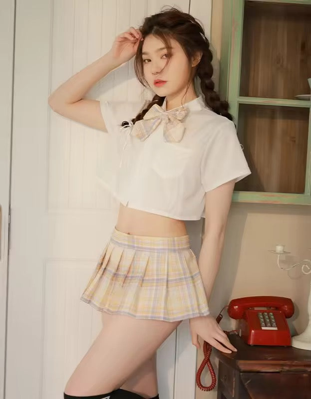 Half Dress Shirt and Skirt College Costume