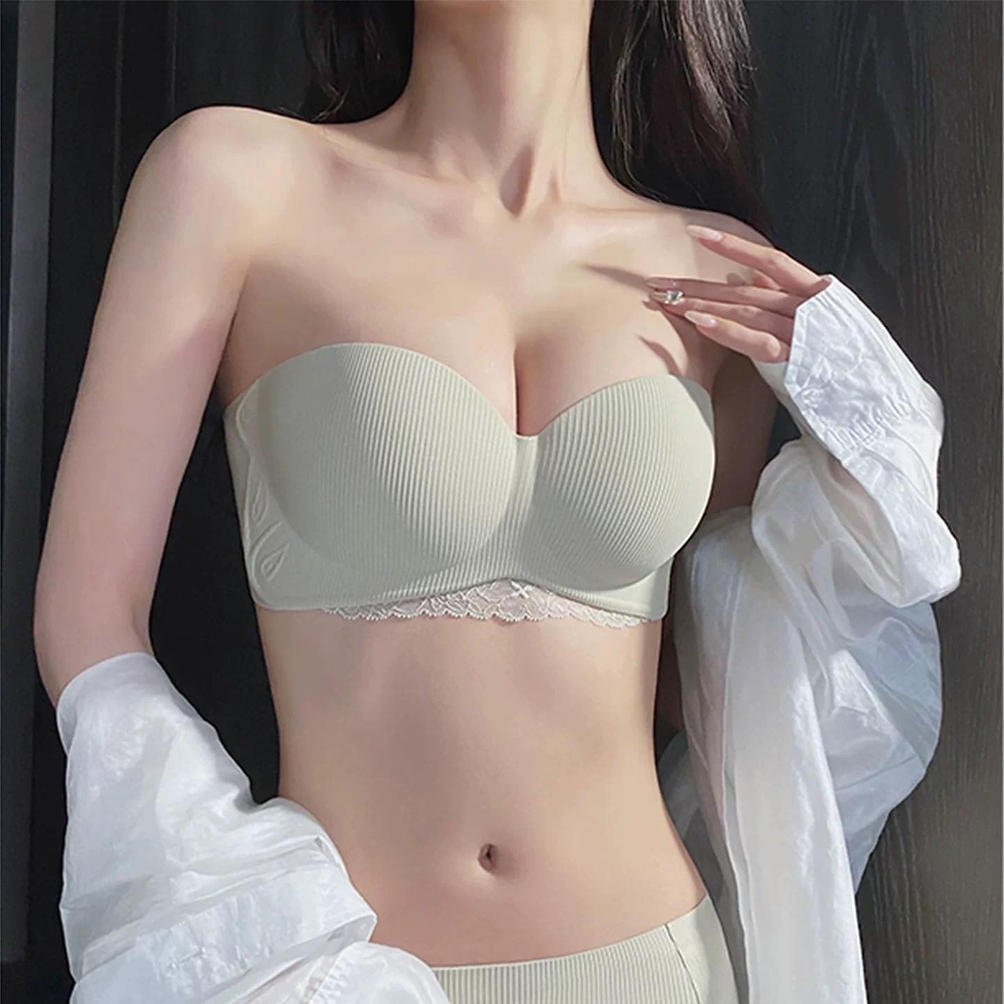 Strapless Double Padded Push Up Bra