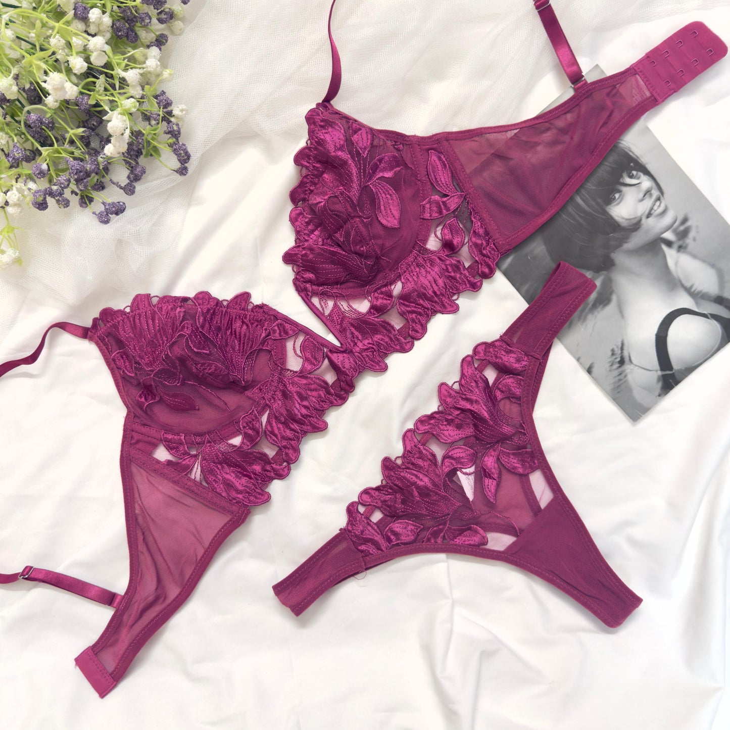 Floral Corset Set