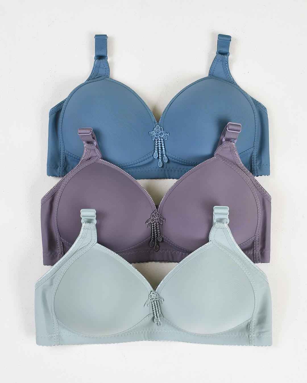 Daily Wear Thin Pad front Flower design Bra