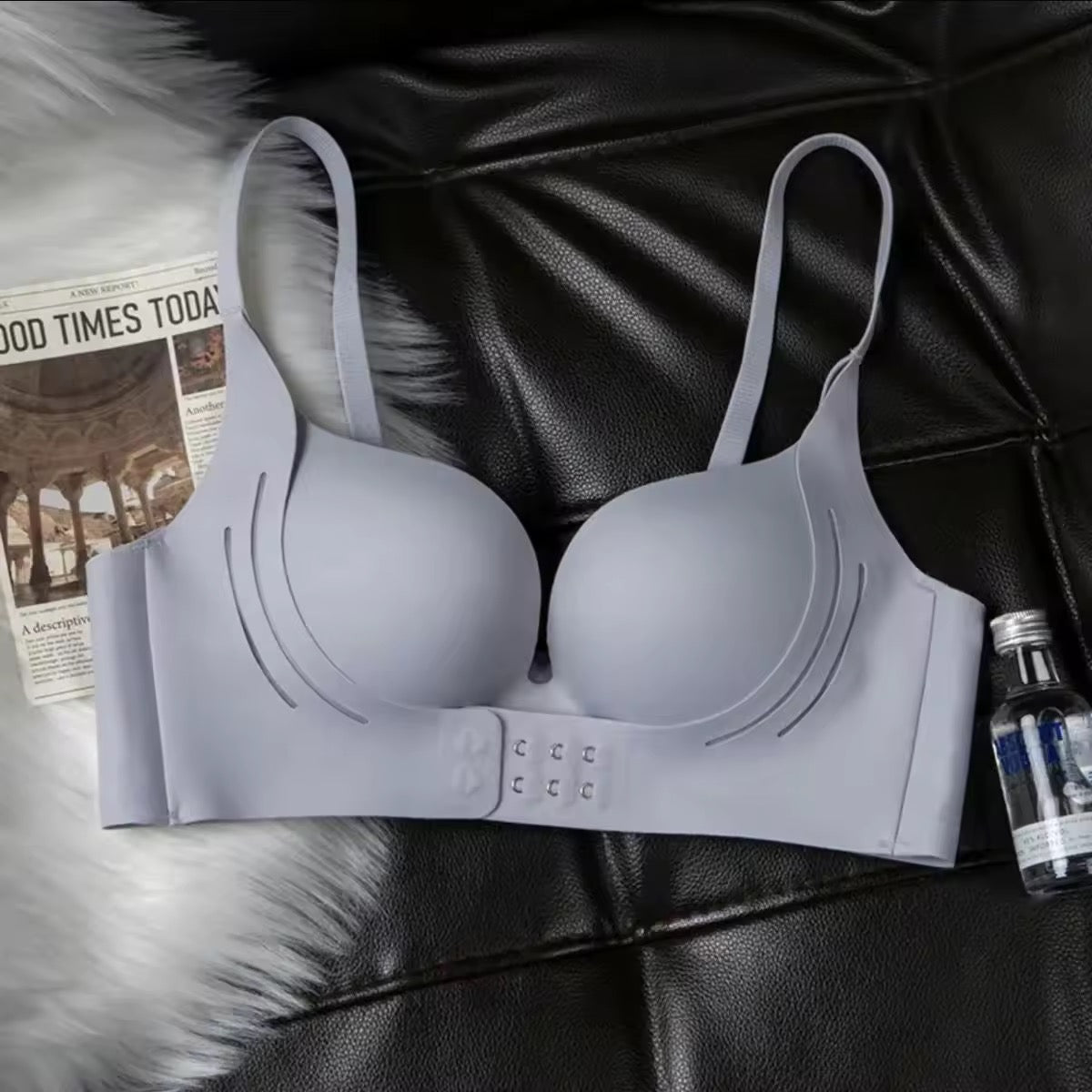 Front and Back Open Seamless Push up bra