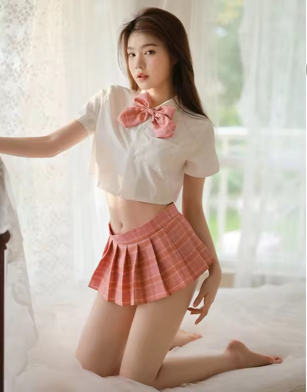Half Dress Shirt and Skirt College Costume