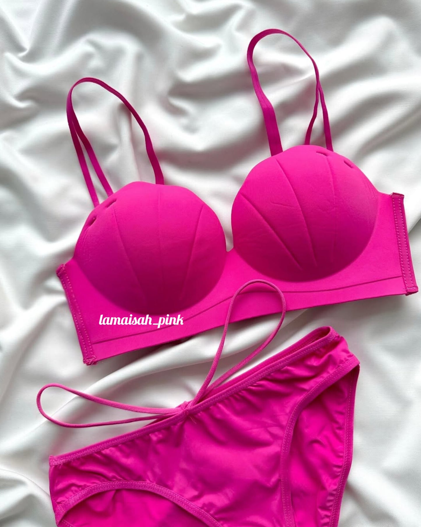 Sea Shell Design Bra Set