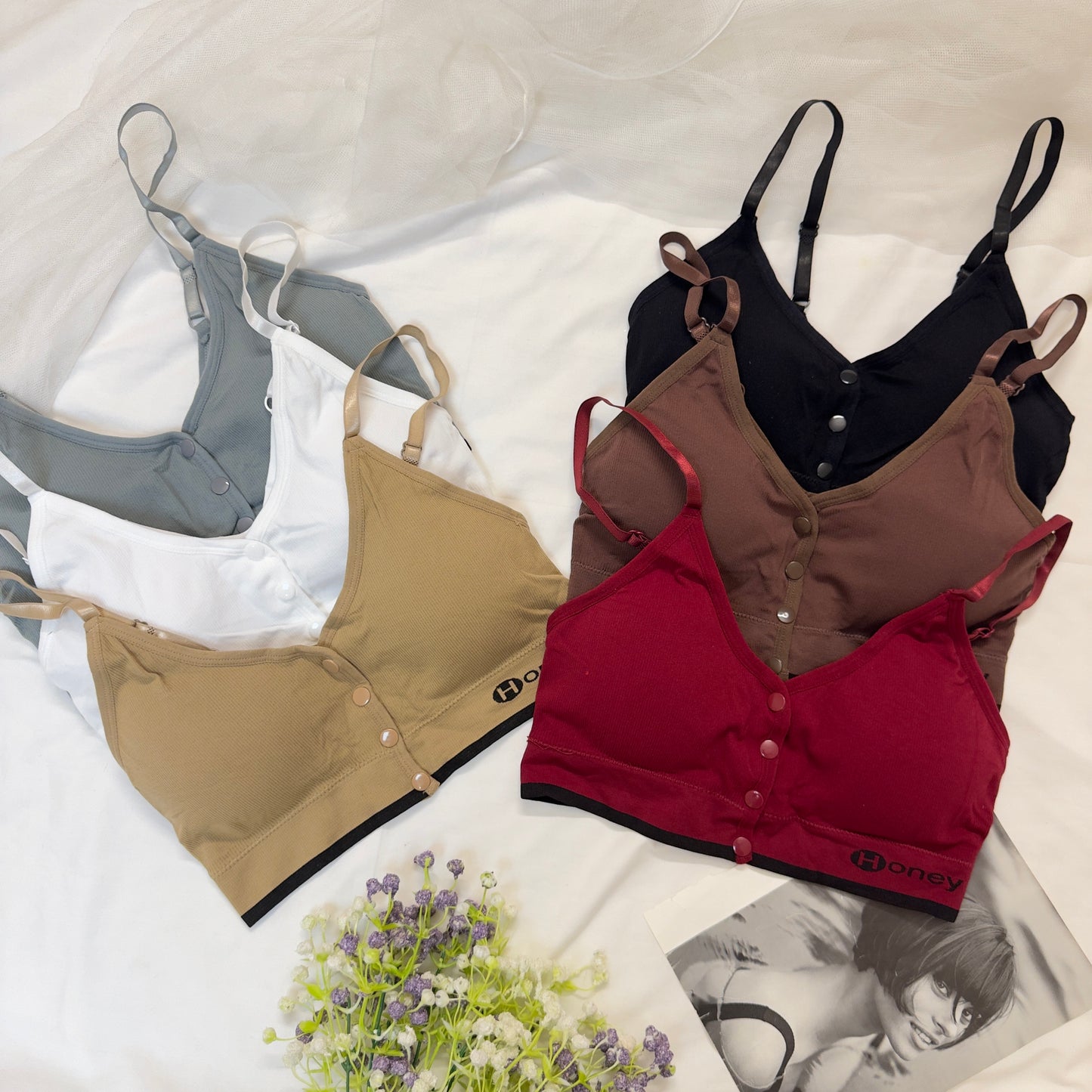 Front Open Sports Bra
