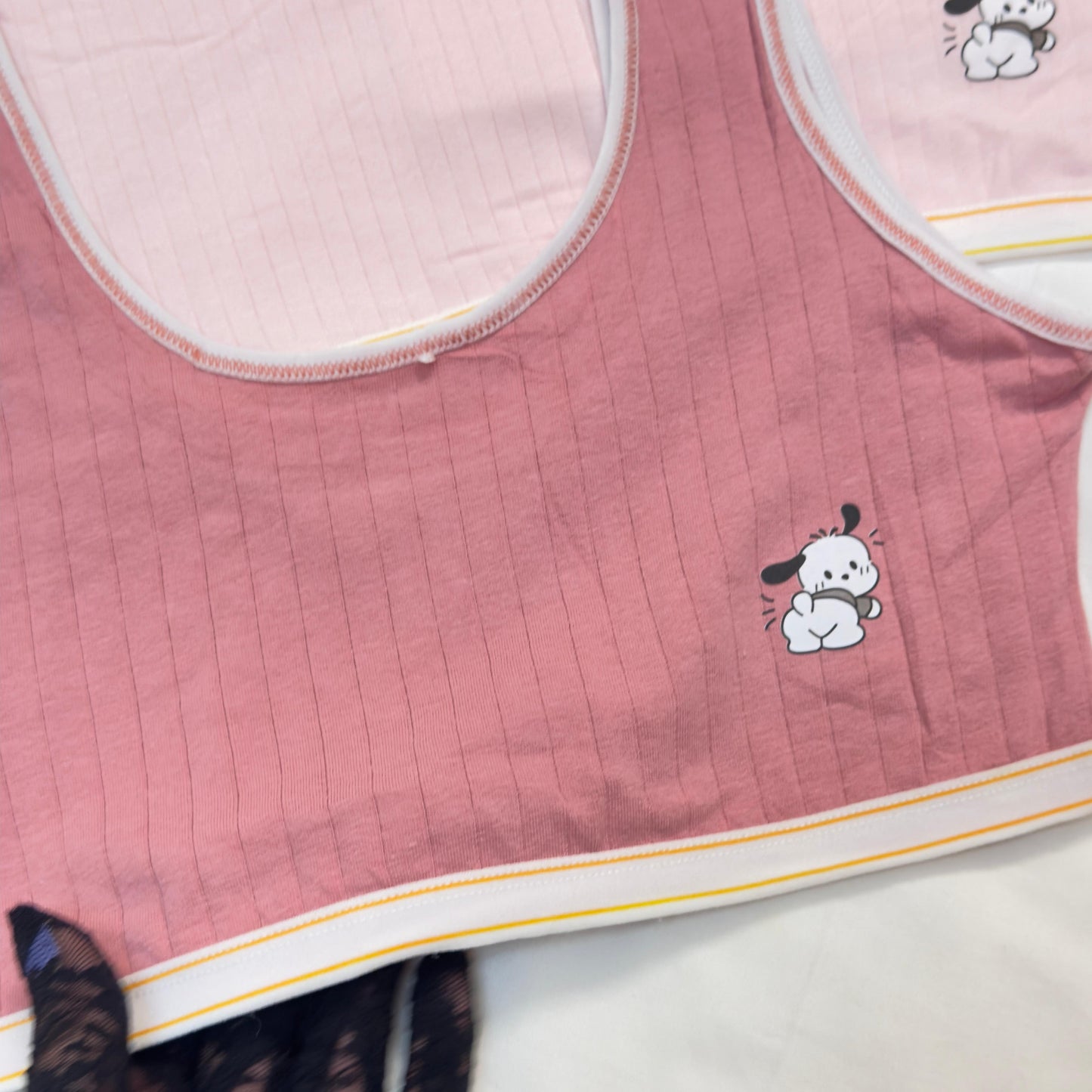 Teenage Cute Cartoon Logo Print Biddie