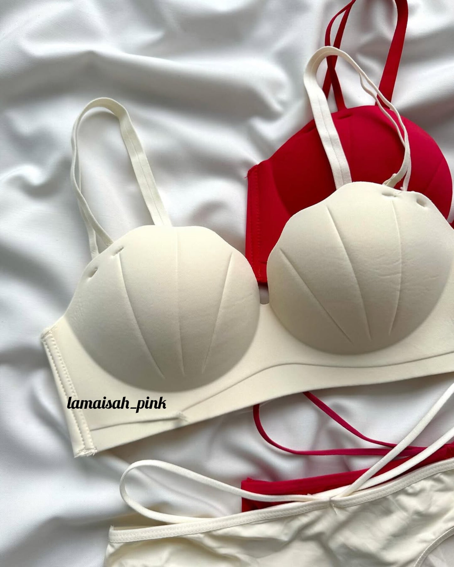 Sea Shell Design Bra Set