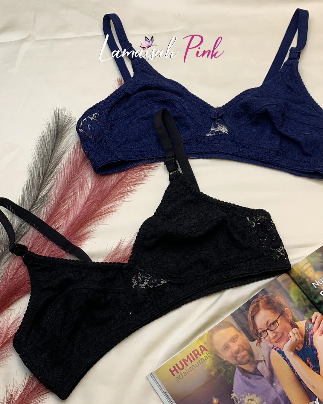 Flower Pattern Summer Bra