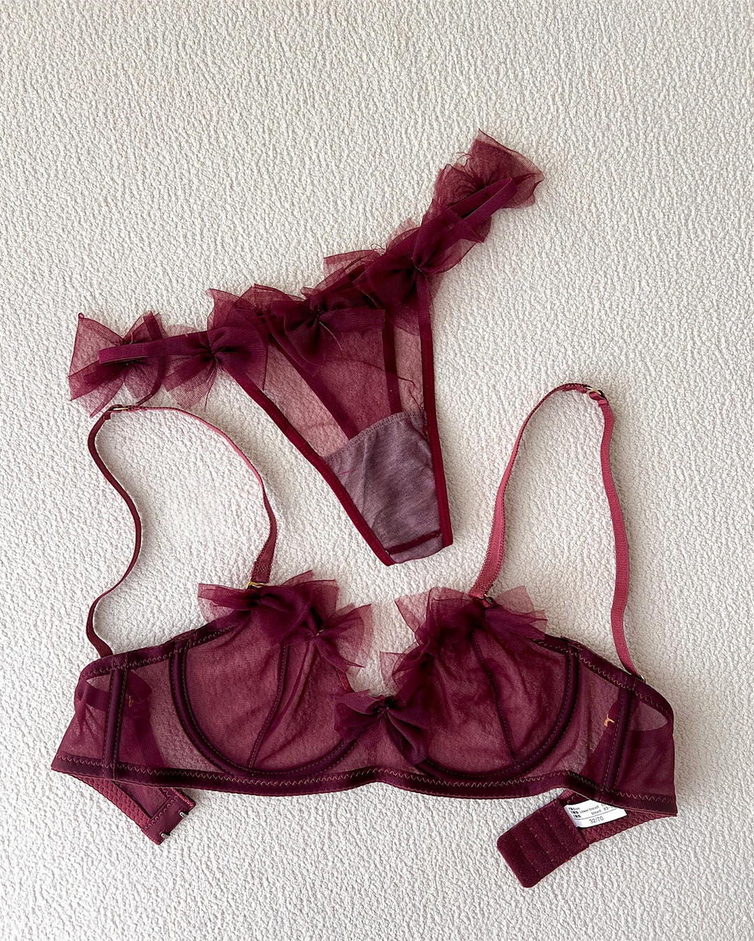 Premium Net Bra Set