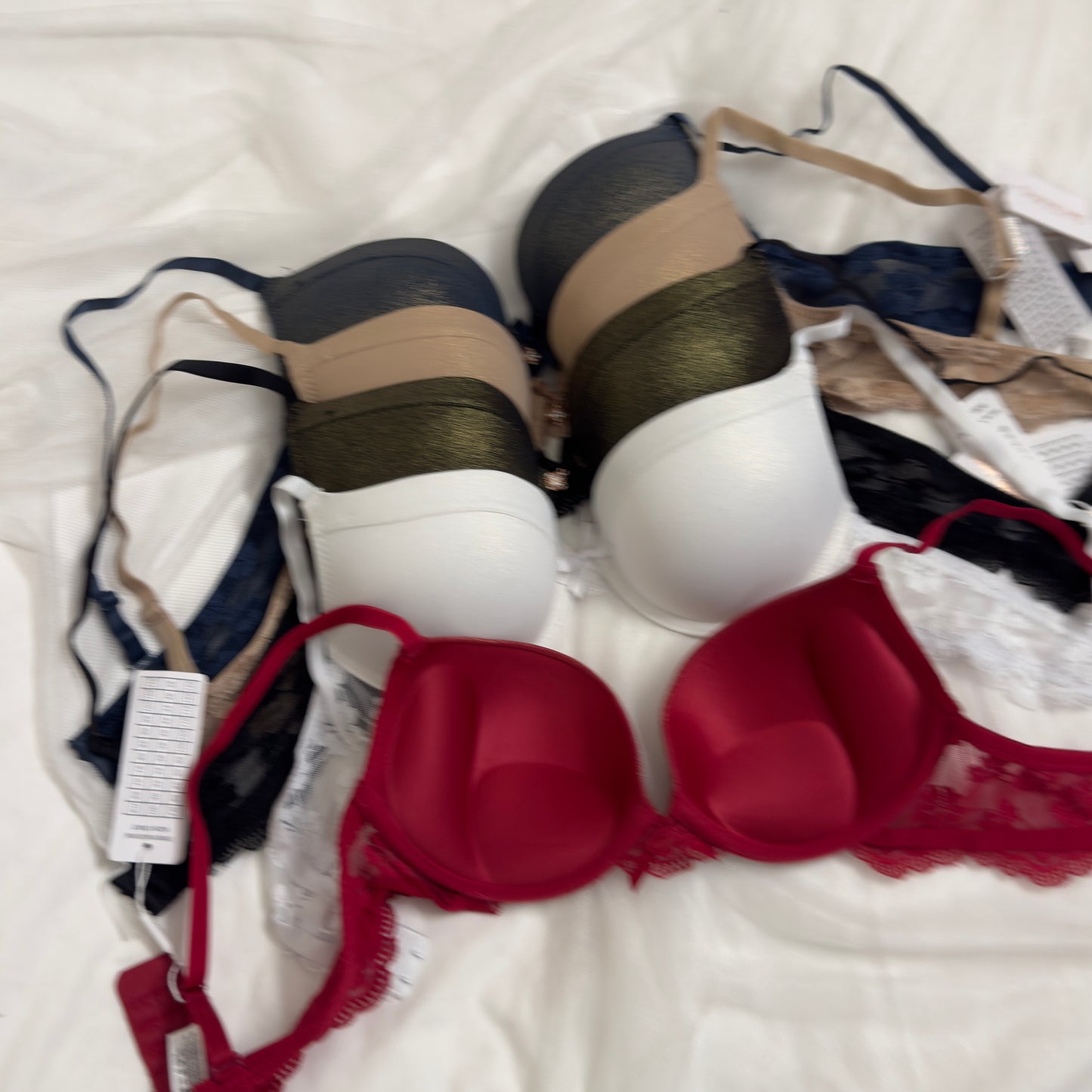 Double Padded Push Up Shimmer Bra(Only Bra)