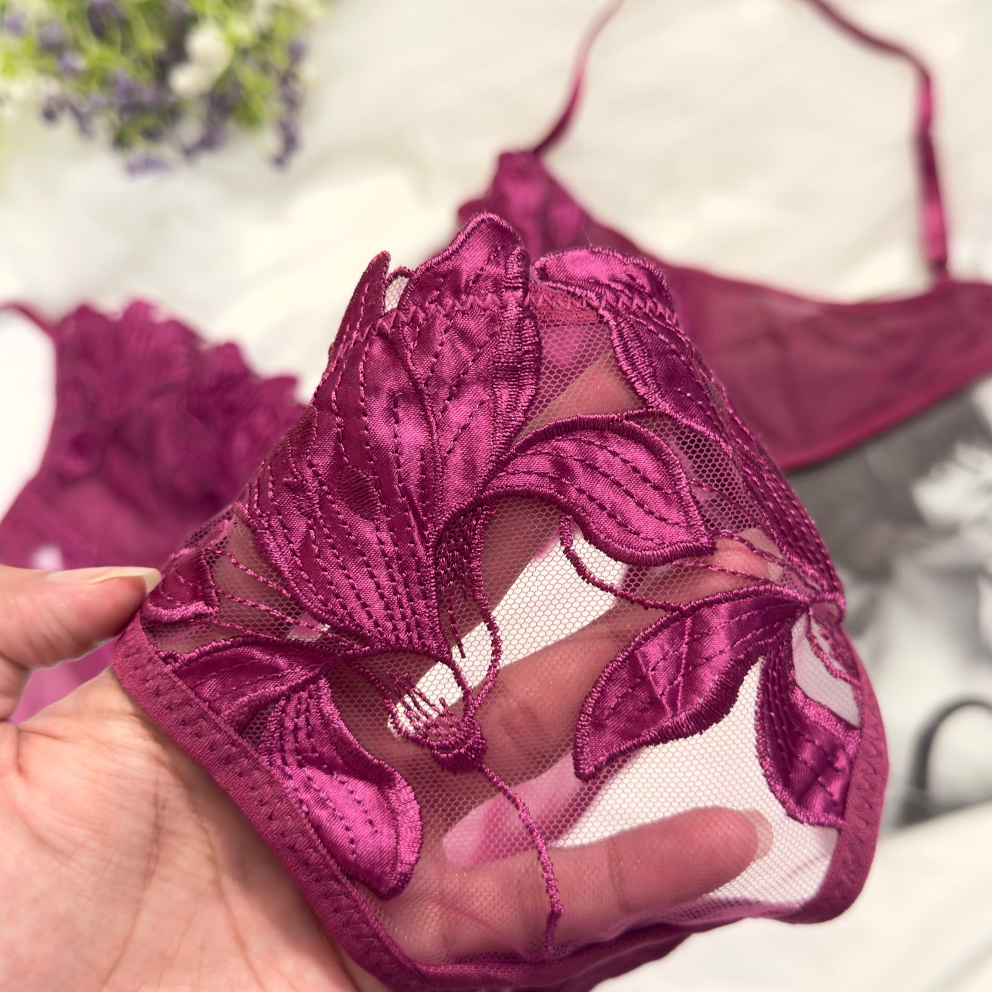 Floral Corset Set
