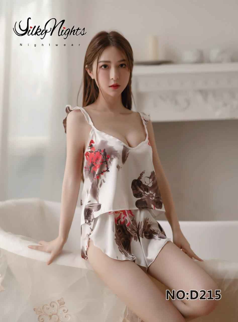 Two Piece Silk Night Wear # 1