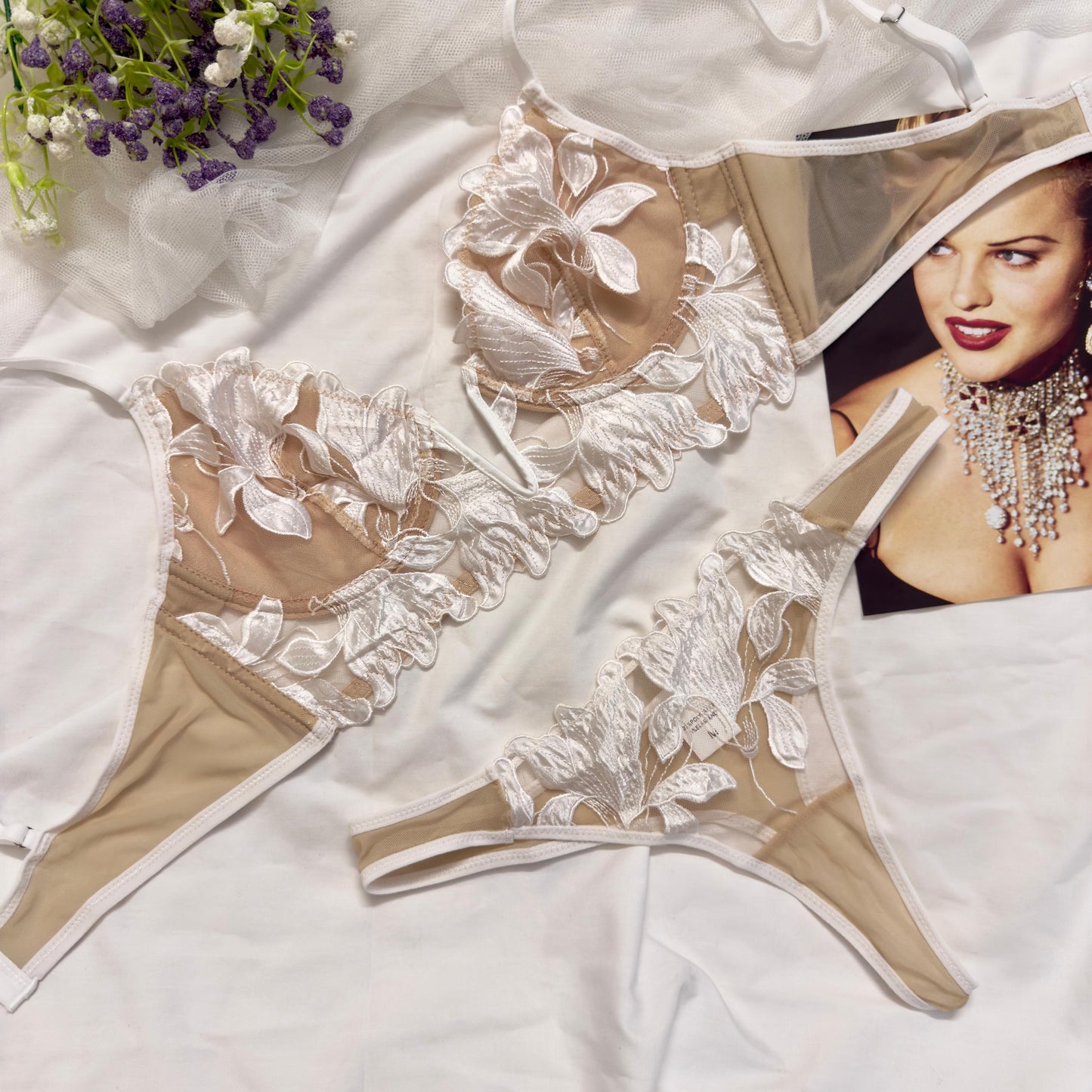 Floral Corset Set