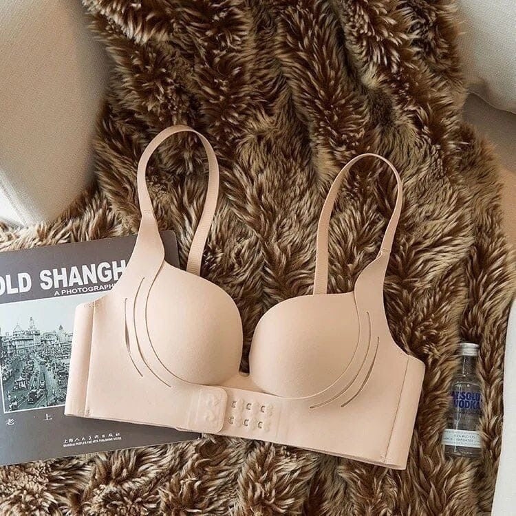 Front and Back Open Seamless Push up bra