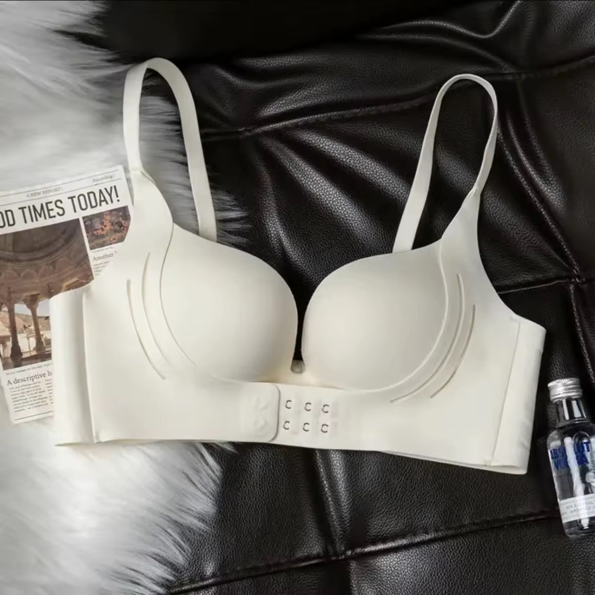 Front and Back Open Seamless Push up bra