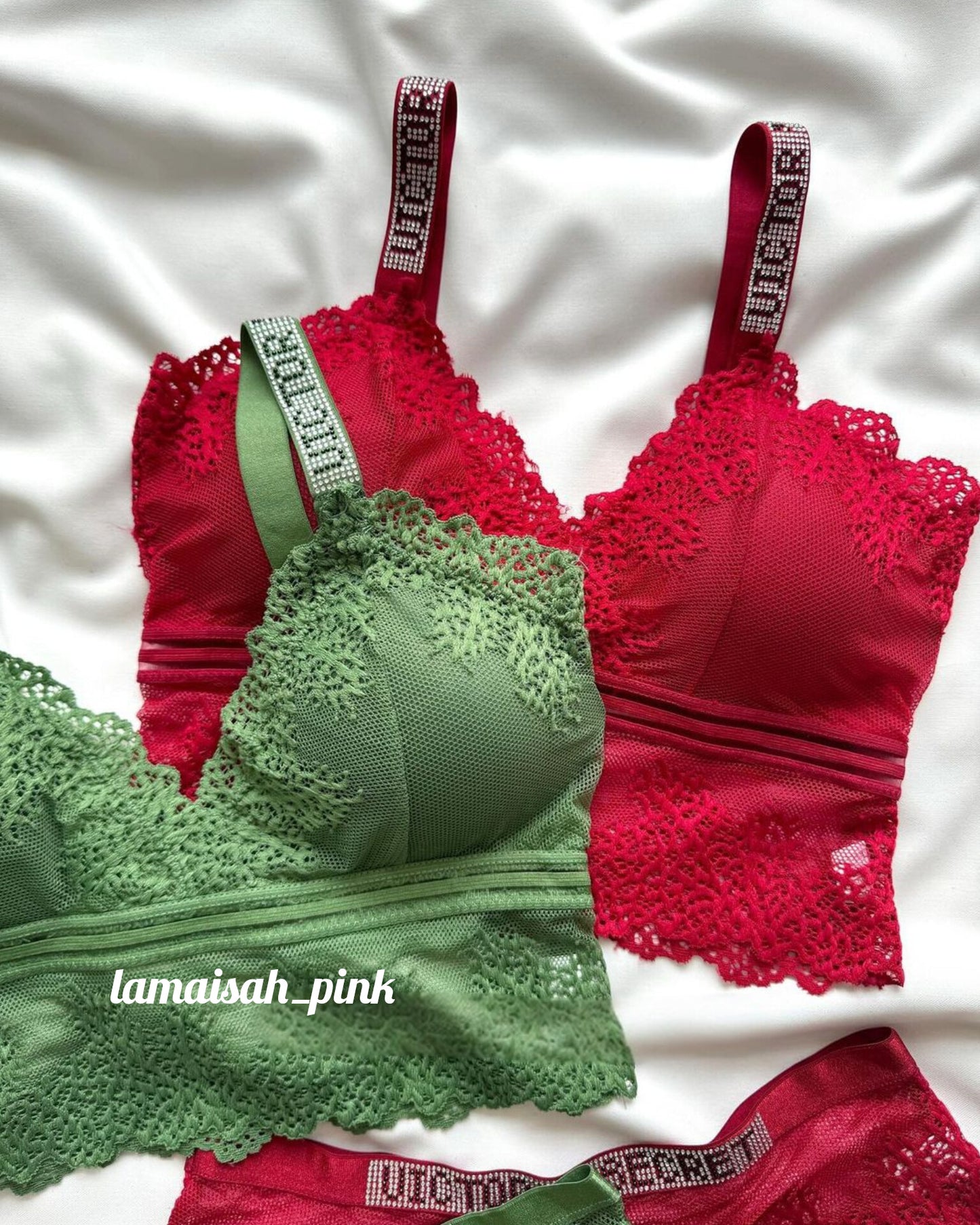 Victor's Secret Net Bra Set