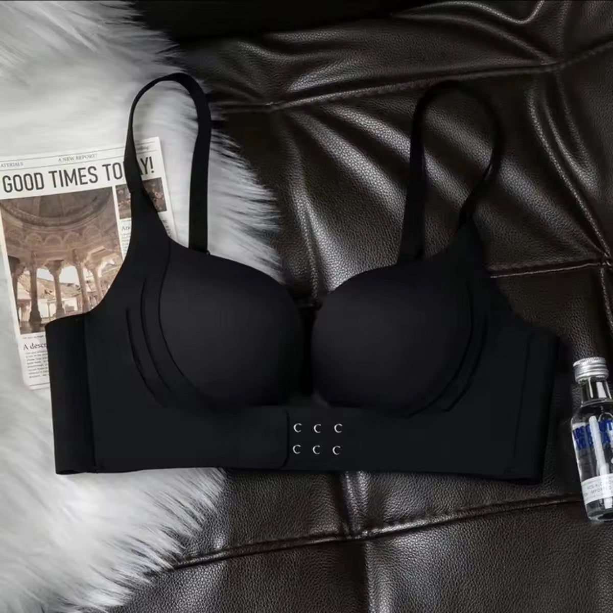 Front and Back Open Seamless Push up bra
