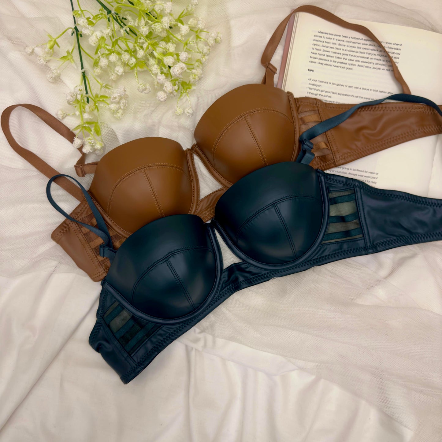 Leather Stylish Bra