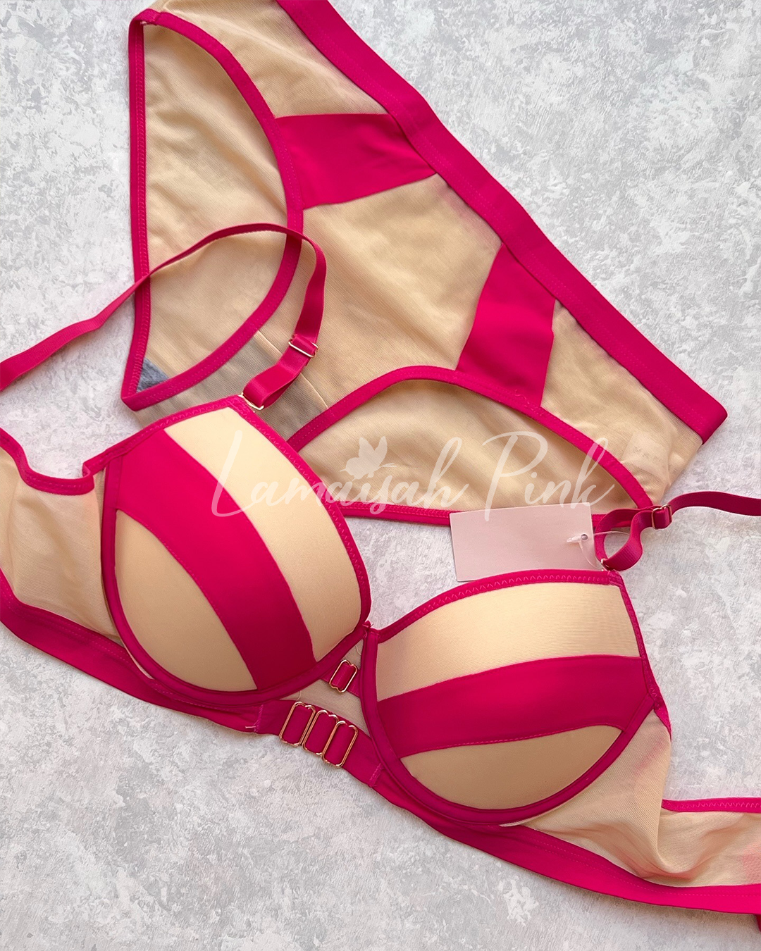 Buckle Style Bra Set