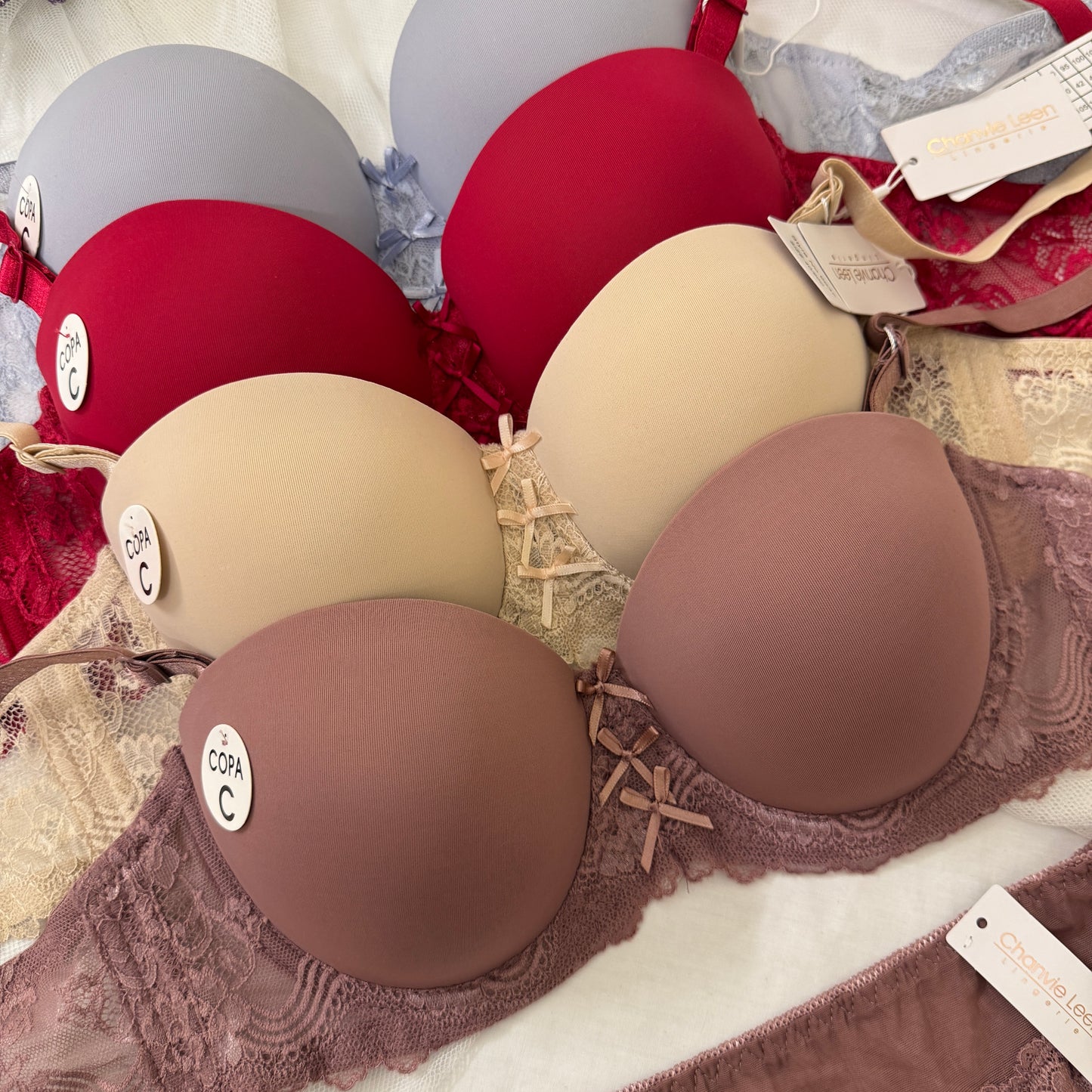 Plain Bridal Bra Set