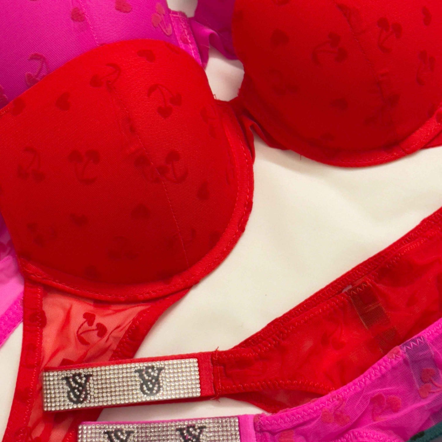 VS Cherry Bra Set
