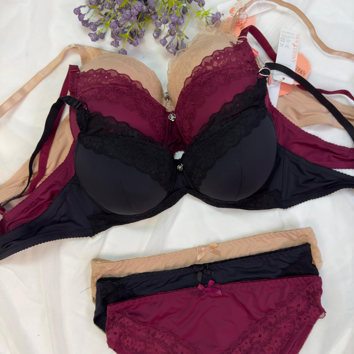 Soft Padded Bra Set