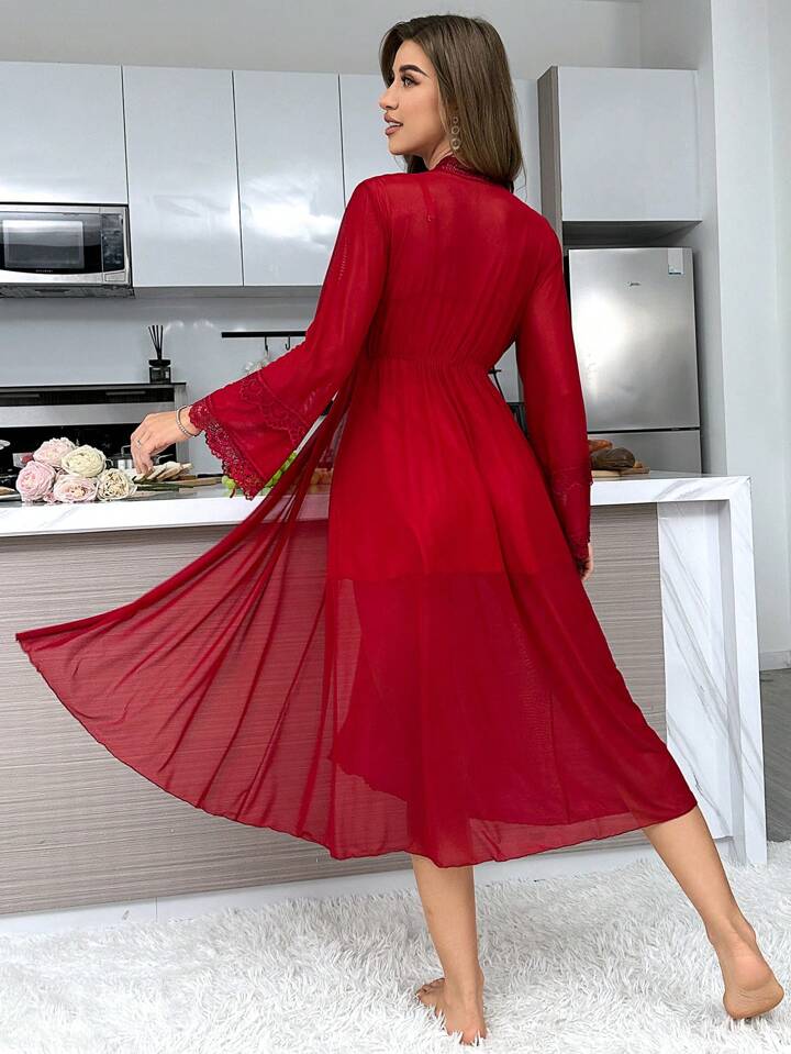 Premium Silk Two Piece Nighty.