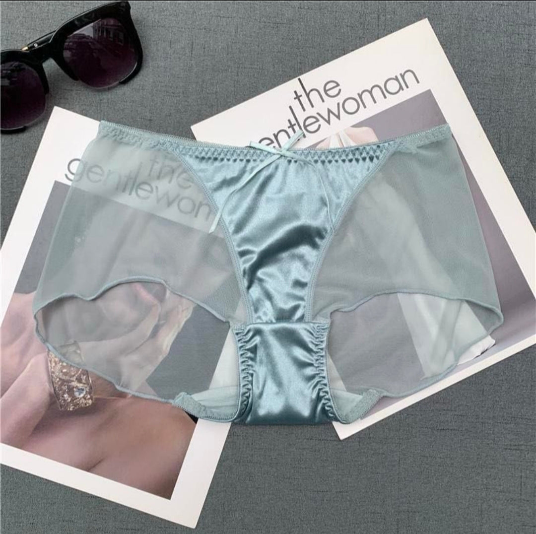 Soft Panties with silk patch