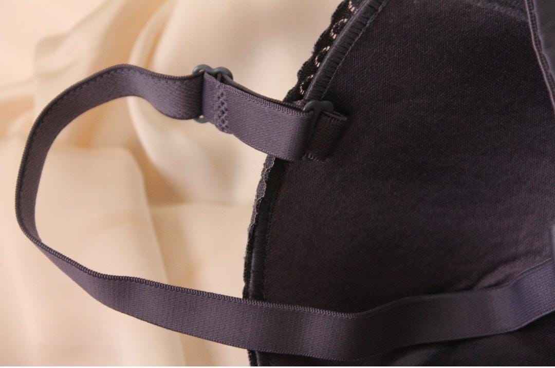 Polka Dots Half Cup Wired Push-up Bra with Removable Straps