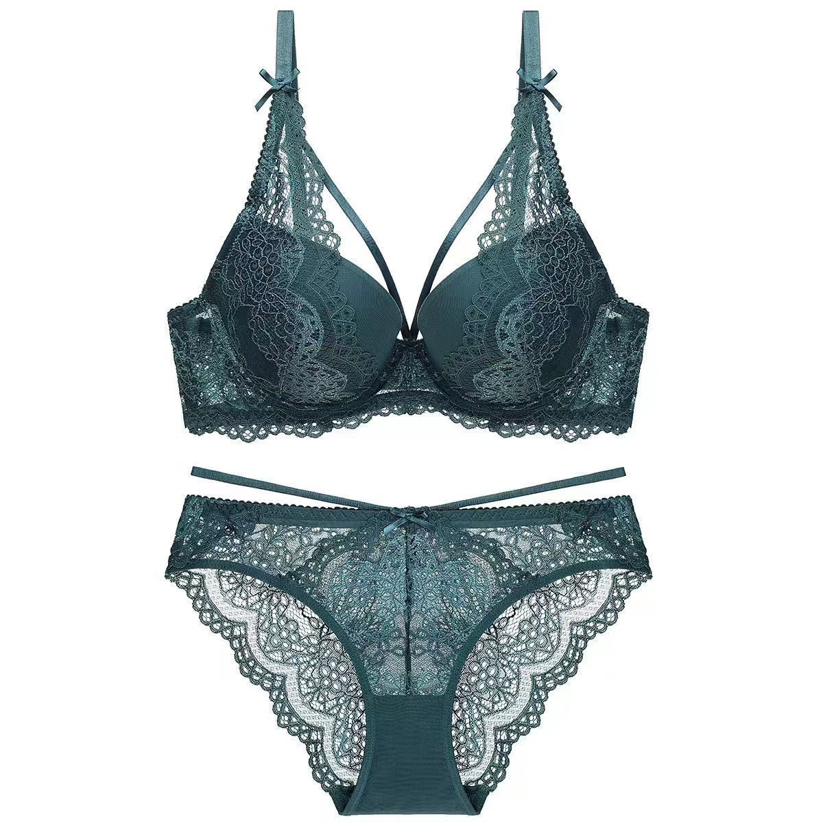Single Padded Net Bra Set