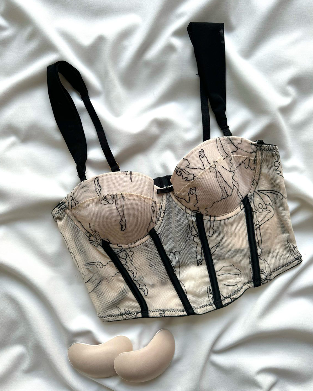 Embroidered Stylish Corset