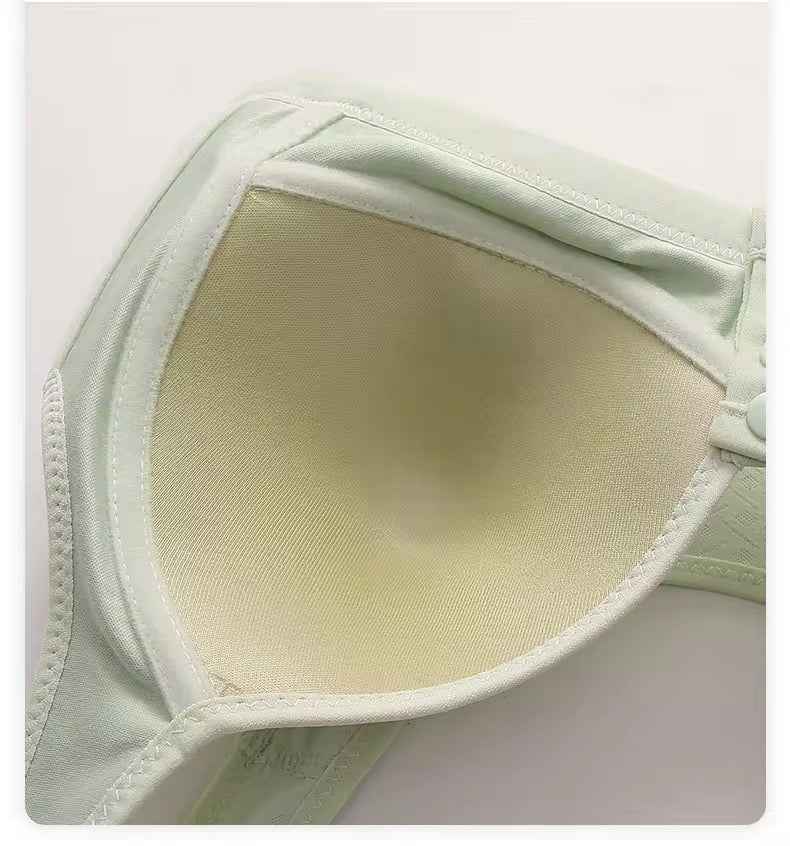 Plus Size Front Open Seamless Bra