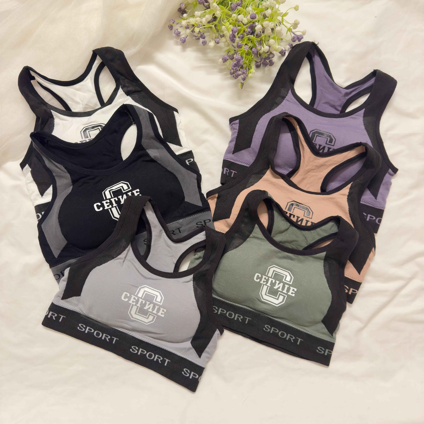 CELNIE Written Sports Bra