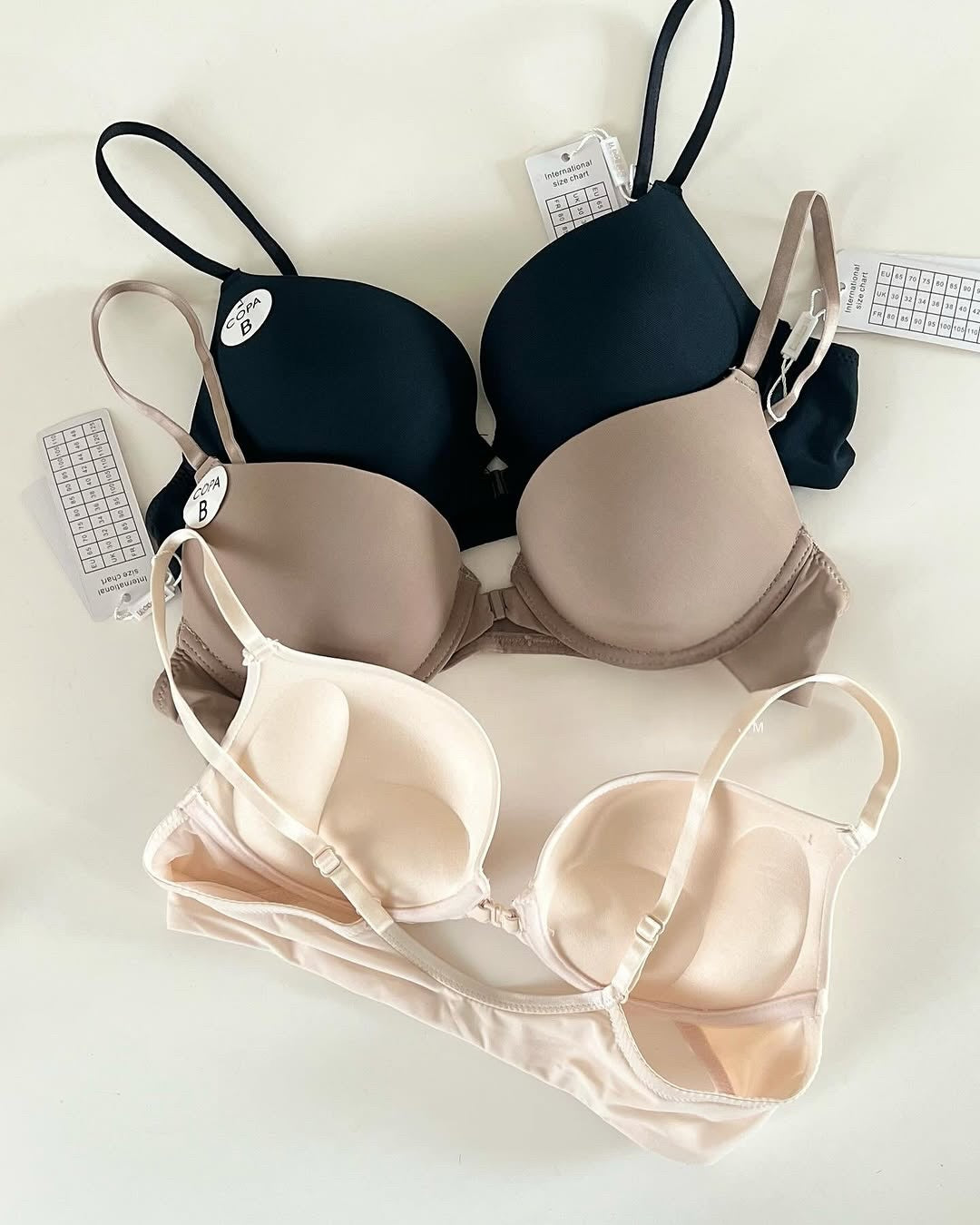 Front Open Double Padded Push up Bra