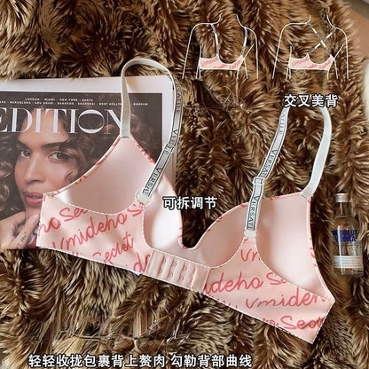 Alphabets Seamless Butter Soft Bra