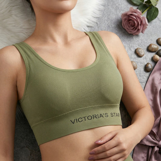 Free Size Sports Bra(Back Zigzag Style straps)