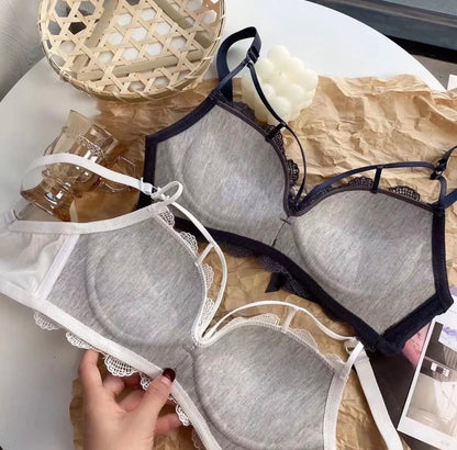 Lacy Bow Bra Set