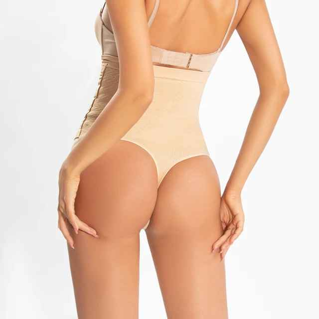 Seamless thong style body shaper