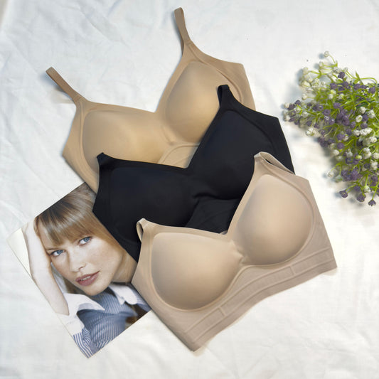 Scoop Cup Seamless Bra with back hooks